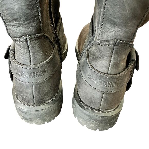 Harley-Davidson Women's Scarlet Zip Harness Biker Boot Size 8 - Picture 10 of 10